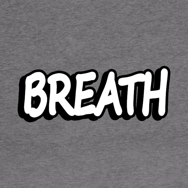 Breath typography design by Geometric Designs